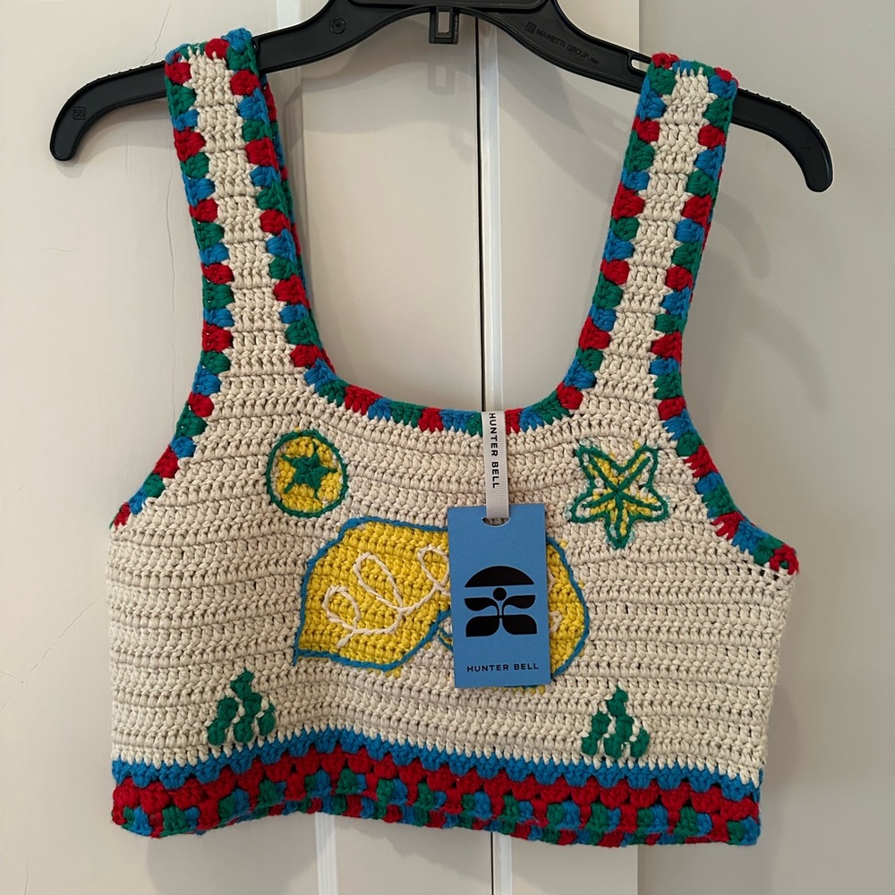 Hunter Bell crochet top